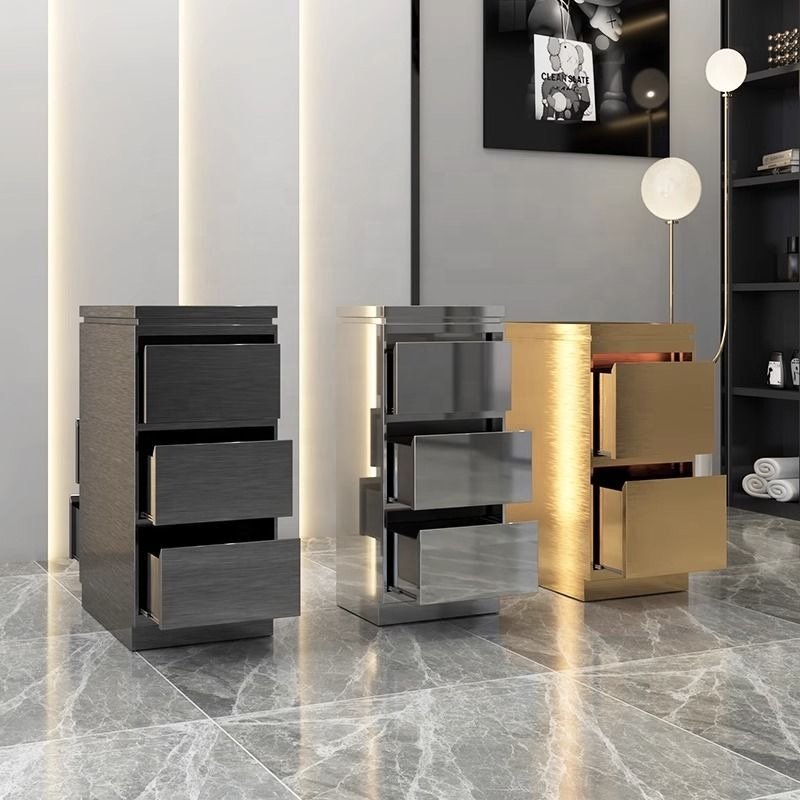 Modern Luxury Beauty Barber Hair Salon Furniture High Quality Cart Metal Salon Trolley