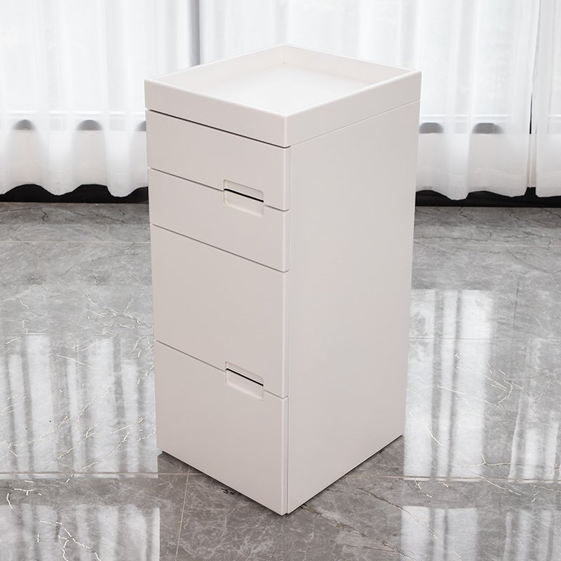 White beauty salon drawer cabinet salon station cabinet pedicure trolley salon trolley for barber shop