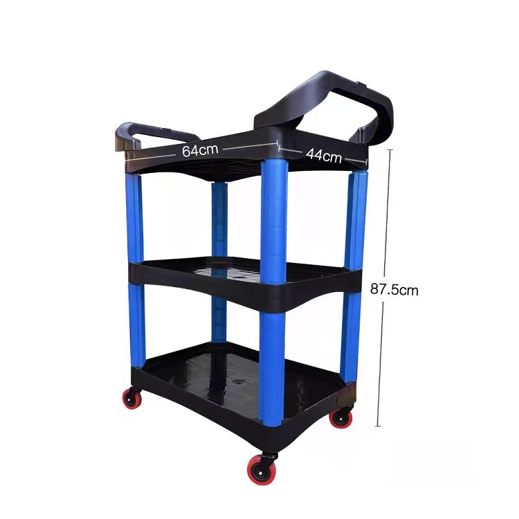 High-Efficiency Multi-Function Plastic Rolling Trolley Bucket Car Detailing Work Tools Cart