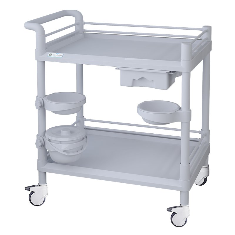 Wholesale Multifunction Medical Rolling Utility Cart Plastic Multi-purpose Trolley Home Hospital Storage Cart