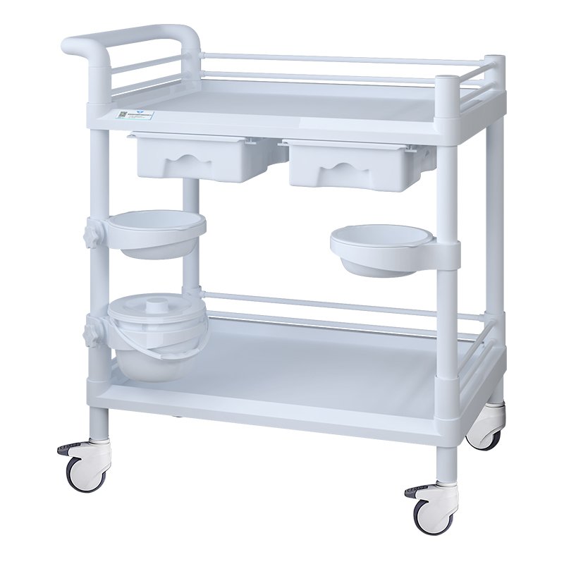 Wholesale Multifunction Medical Rolling Utility Cart Plastic Multi-purpose Trolley Home Hospital Storage Cart