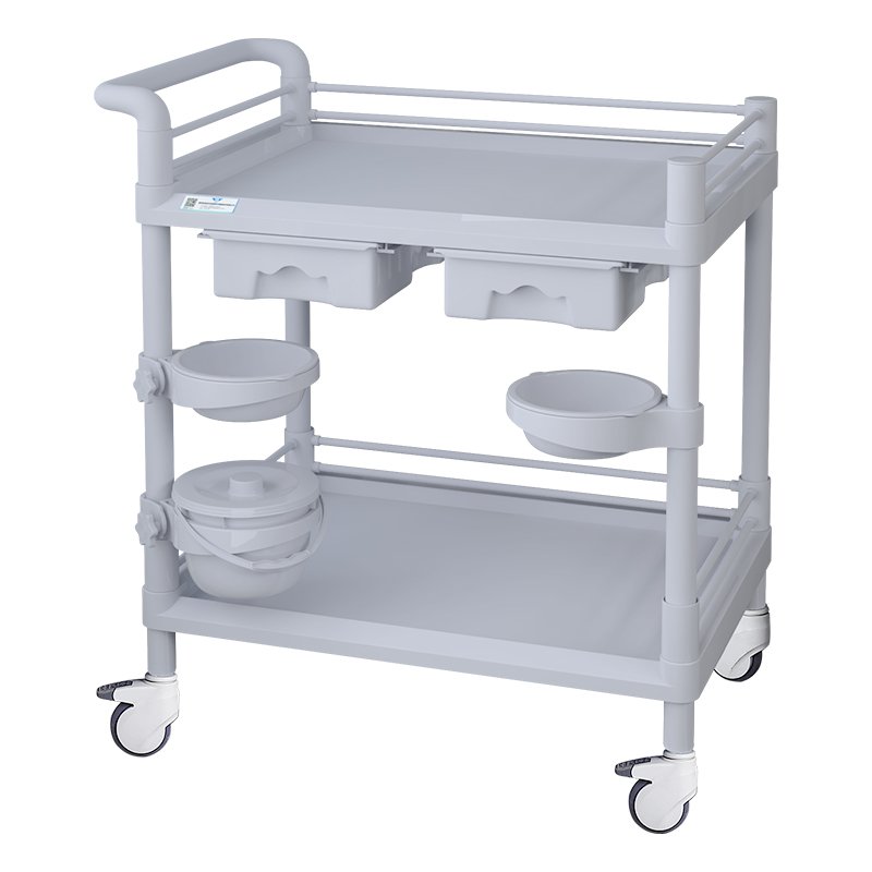 Wholesale Multifunction Medical Rolling Utility Cart Plastic Multi-purpose Trolley Home Hospital Storage Cart