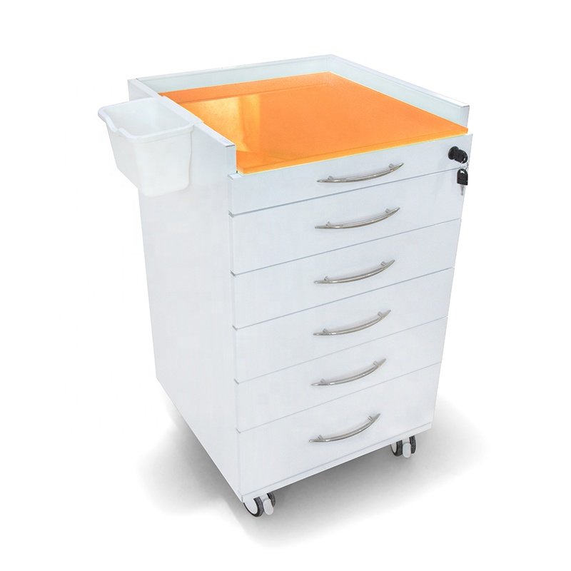 Medical Equipment Customized Salon Furniture Mobile Cabinet Trolley Cart