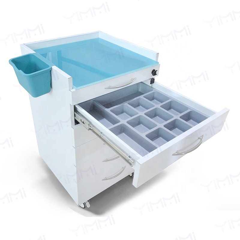 Medical Equipment Customized Salon Furniture Mobile Cabinet Trolley Cart