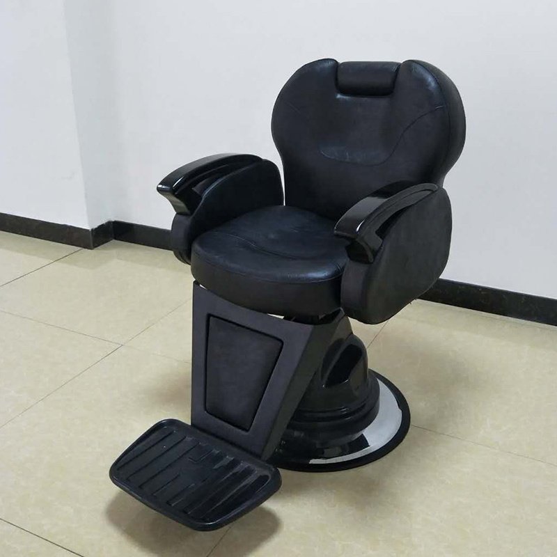 Latest Heavy Mens Salon Equipment White Barber Chair For Barber Shop Furniture Set Barber Chairs