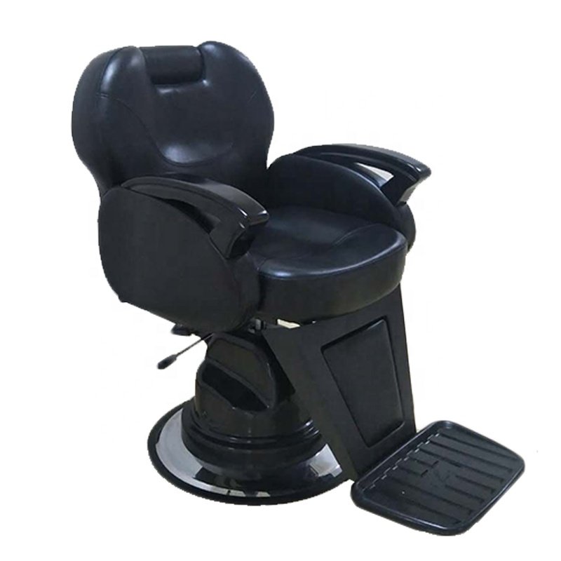 Latest Heavy Mens Salon Equipment White Barber Chair For Barber Shop Furniture Set Barber Chairs