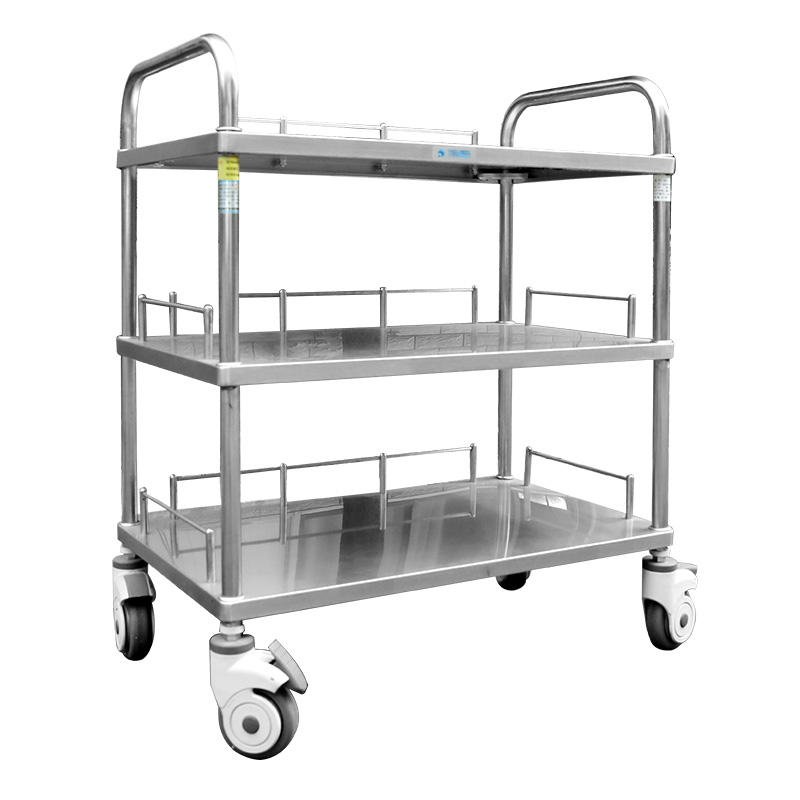 Stainless Steel Dressing Trolley Patient Medical Device Trolley