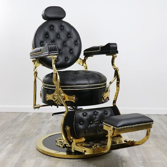 Commercial Furniture Vintage Antique Heavy Duty Beauty Salon Hydraulic Styling Barber Hair Cut Chair