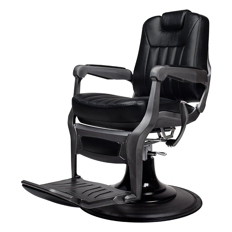 High-end luxury classic antique barber chair large pump hydraulic back retractable headrest for barber shop