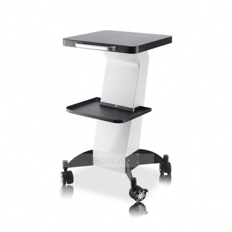 Hot sale beauty furniture 4 wheel mobile spa metal cart salon trolley