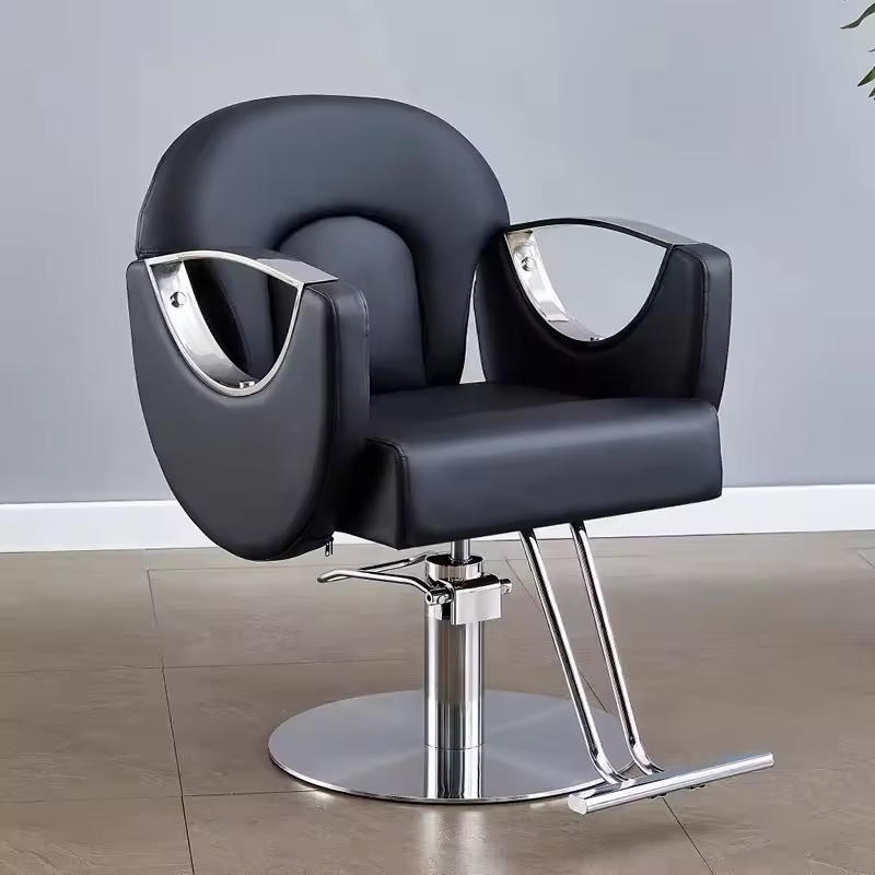 SW Professional Barber Chair for Hair Salon Spa Pink Make-Up Chair PU Material Beauty Salon Shop Equipment Toy Barber Chair