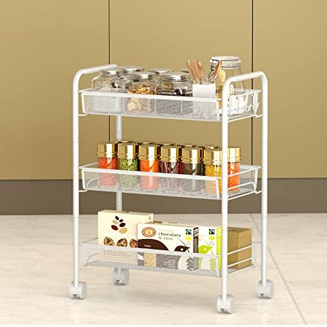 Modeling Customization Foldable Kitchen Rack Household Kitchen Rolling Cart