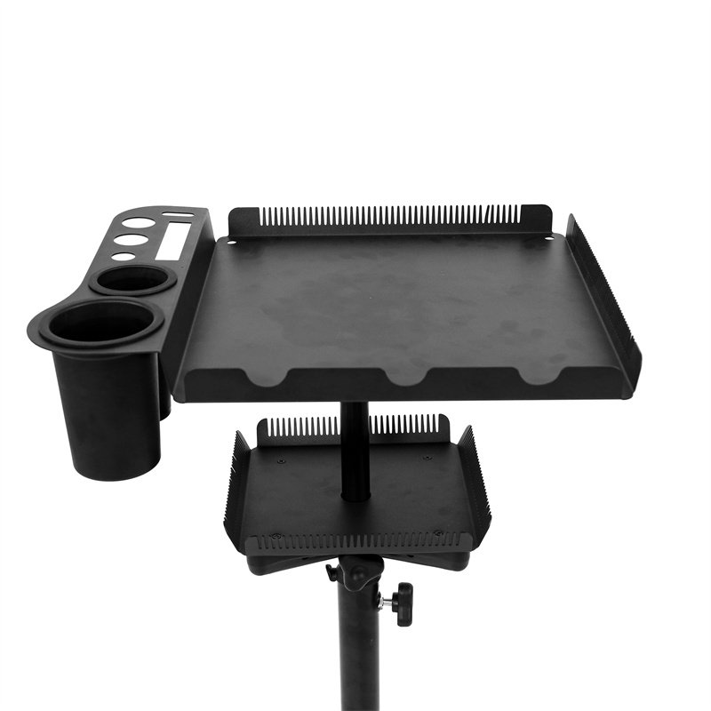 modern design double-deck Hair extensions and dye stand for barber equipment