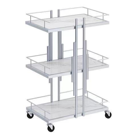 Beauty salon special storage rack light luxury nail beauty eyelash trolley Beauty hair dyeing tool car