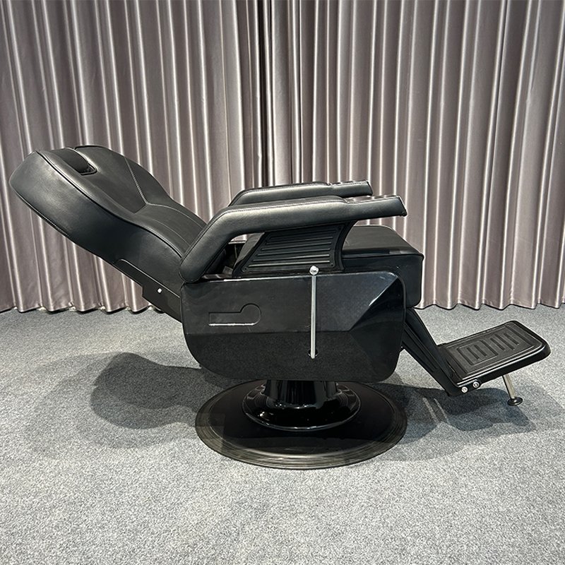 Classic Retro Barber Chair Equipment Heavy Duty Synthetic Leather Hair Salon Chair with Hydraulic Pump