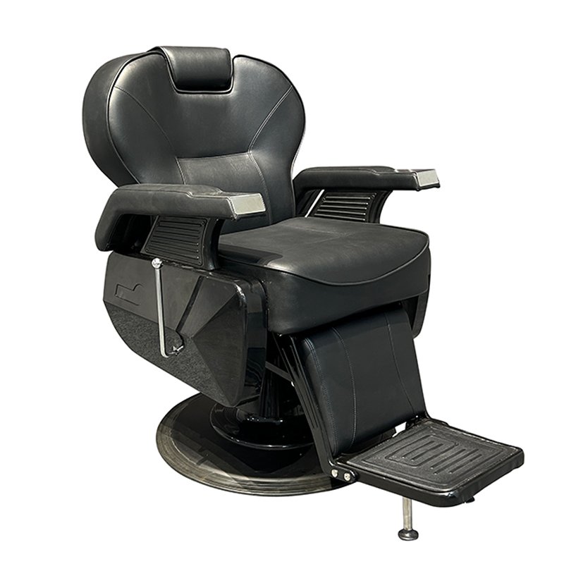 Classic Retro Barber Chair Equipment Heavy Duty Synthetic Leather Hair Salon Chair with Hydraulic Pump