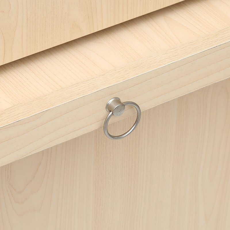 plywood solid wood yellow color wholesale cheap 360 degree barber shop furniture salon trolley