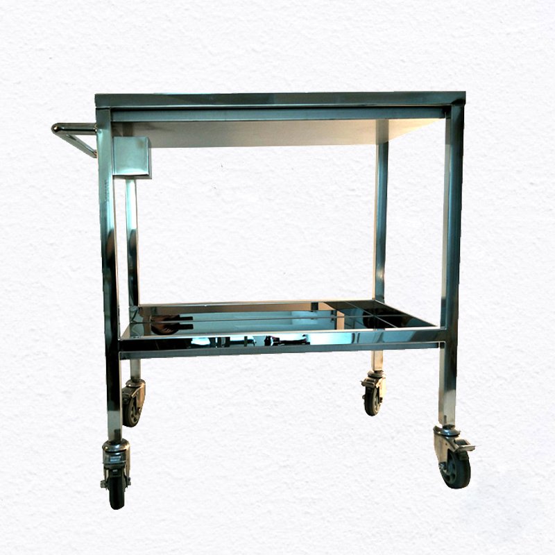 Custom Utility Sheet Metal Carts Stainless Steel trolley Cart With Wheels