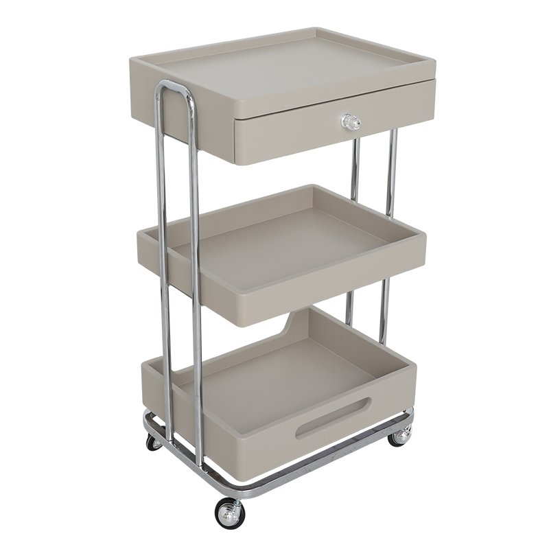 Factory Direct Sell High Quality Rolling Spa Equipment Stand Trolley Cart Beauty Salon One Drawer Cart