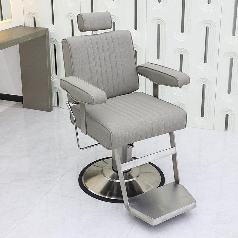 Luxury High Quality PU Barber Chair with Recline Hydraulic Lift Feature Comfortable for Beauty Salon Barbershop Use