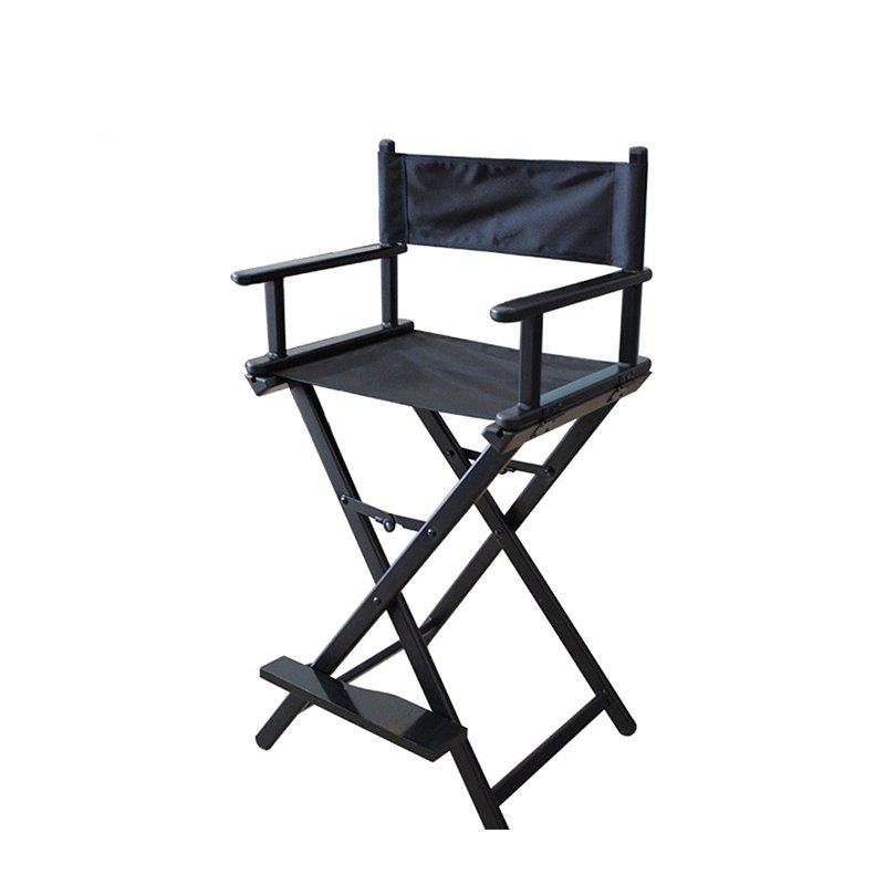Professional low MOQ light weight metal foldable portable aluminum makeup chair for Beach chair