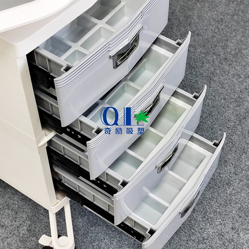 Factory Direct Sales Multi Functional Oxygen Facial Machines Steerable Beauty Cart Trolleys Wtih Silent Anti-Winding Castors