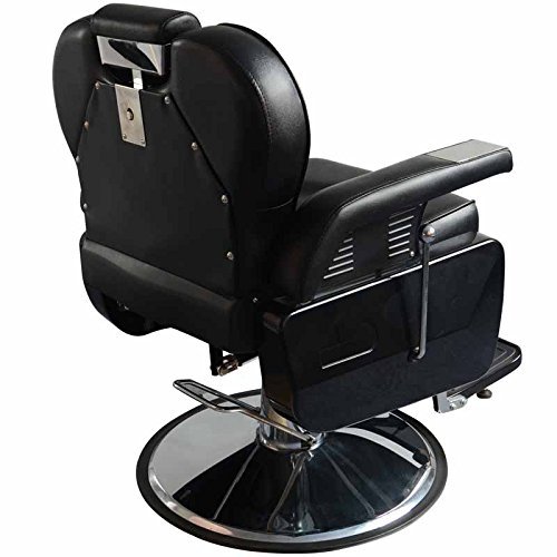 Barber Chair Cheap Cast Iron Heavy Duty High Gloss Black Barber Chair Swivel Antique Hair Salon Barber Chair