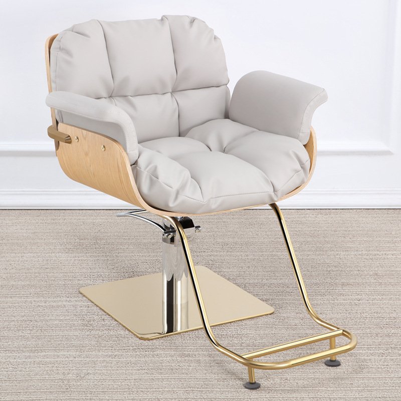 Simple modern hair salon barber chair lift large cutting chair