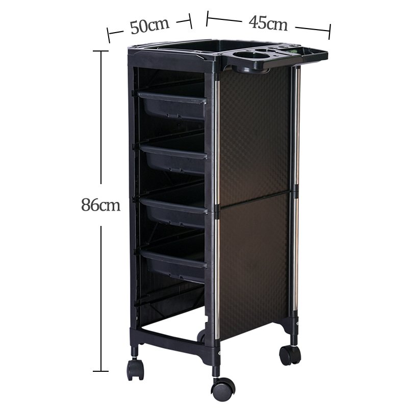 Barber Salon Equipment Hairdressing Storage Tool Rolling Cart Beauty Hair Salon Trolley