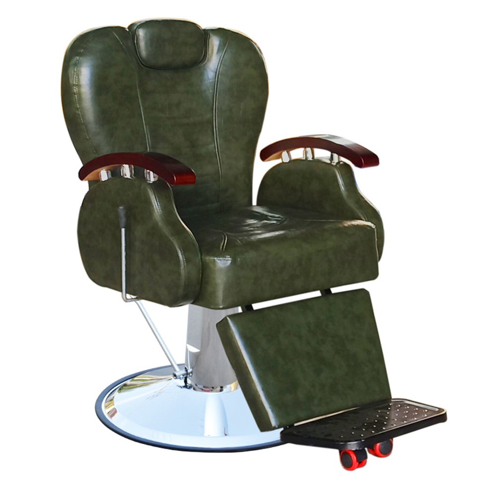 Black and Gold Hair Equipment Beauty Hairdressing hairdressing furniture Barber Chair Salon Furniture Synthetic Leather 1pc