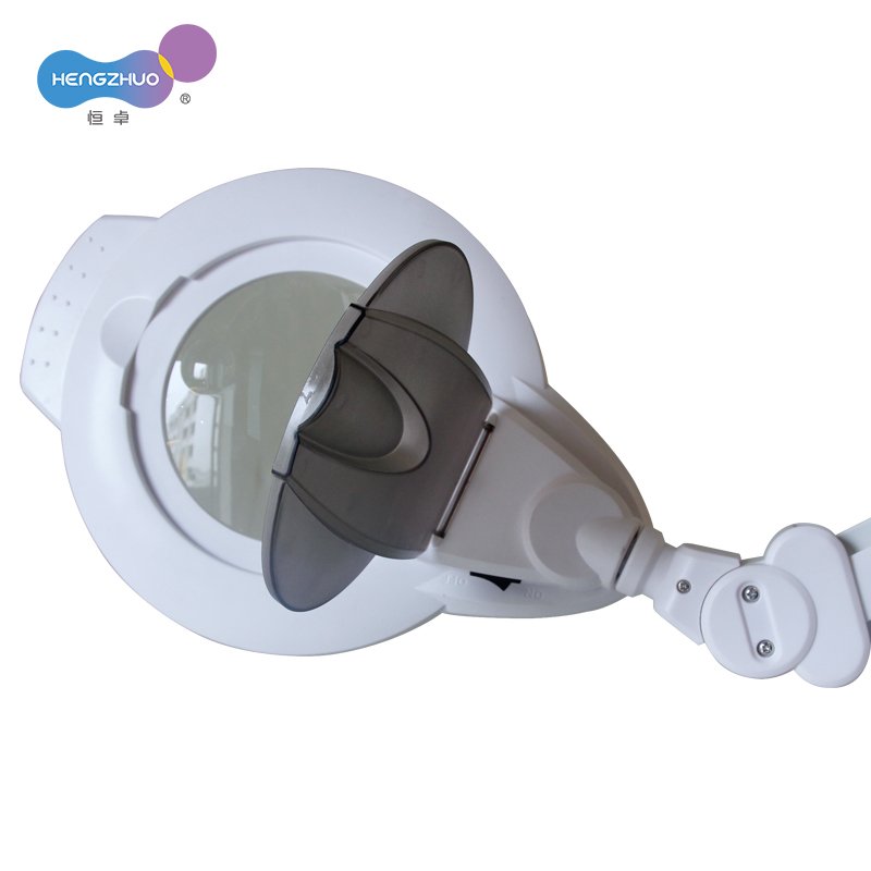 Desktop Type Led Magnifying Lamp for Trolley with 3 Time and 8 Time Diopre Available Resin Lens with 8x Small Lens