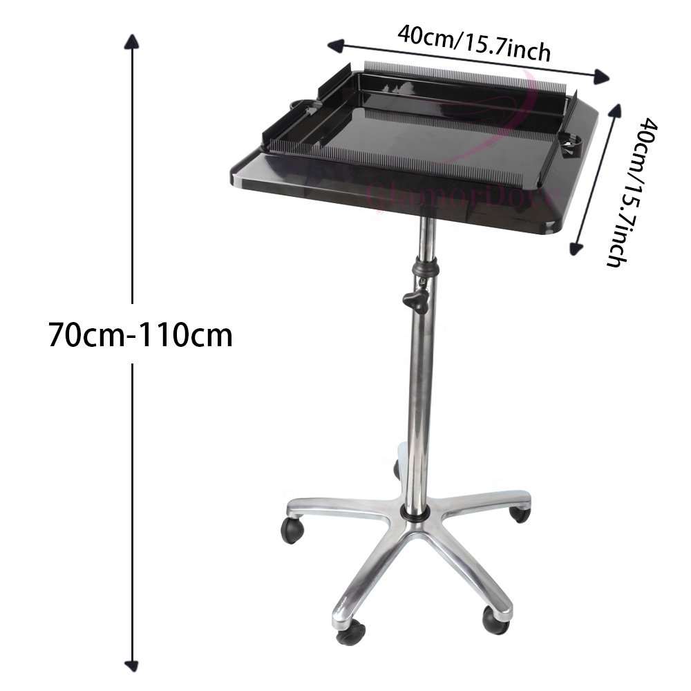 Hot Selling Mobile Salon Hair Trolley Hair Salon Trolley Cart Hair Extension Trolley Tool