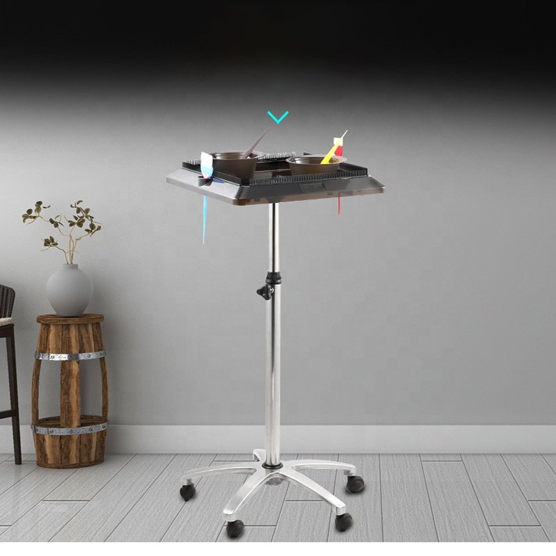 Hot Selling Mobile Salon Hair Trolley Hair Salon Trolley Cart Hair Extension Trolley Tool