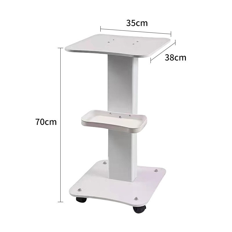 Usa Esthetician Spa Hair Tray Instrument Storage Equipment Steel Aluminum Mobile Rolling Wheel Stand Cart Beauty Salon Trolley