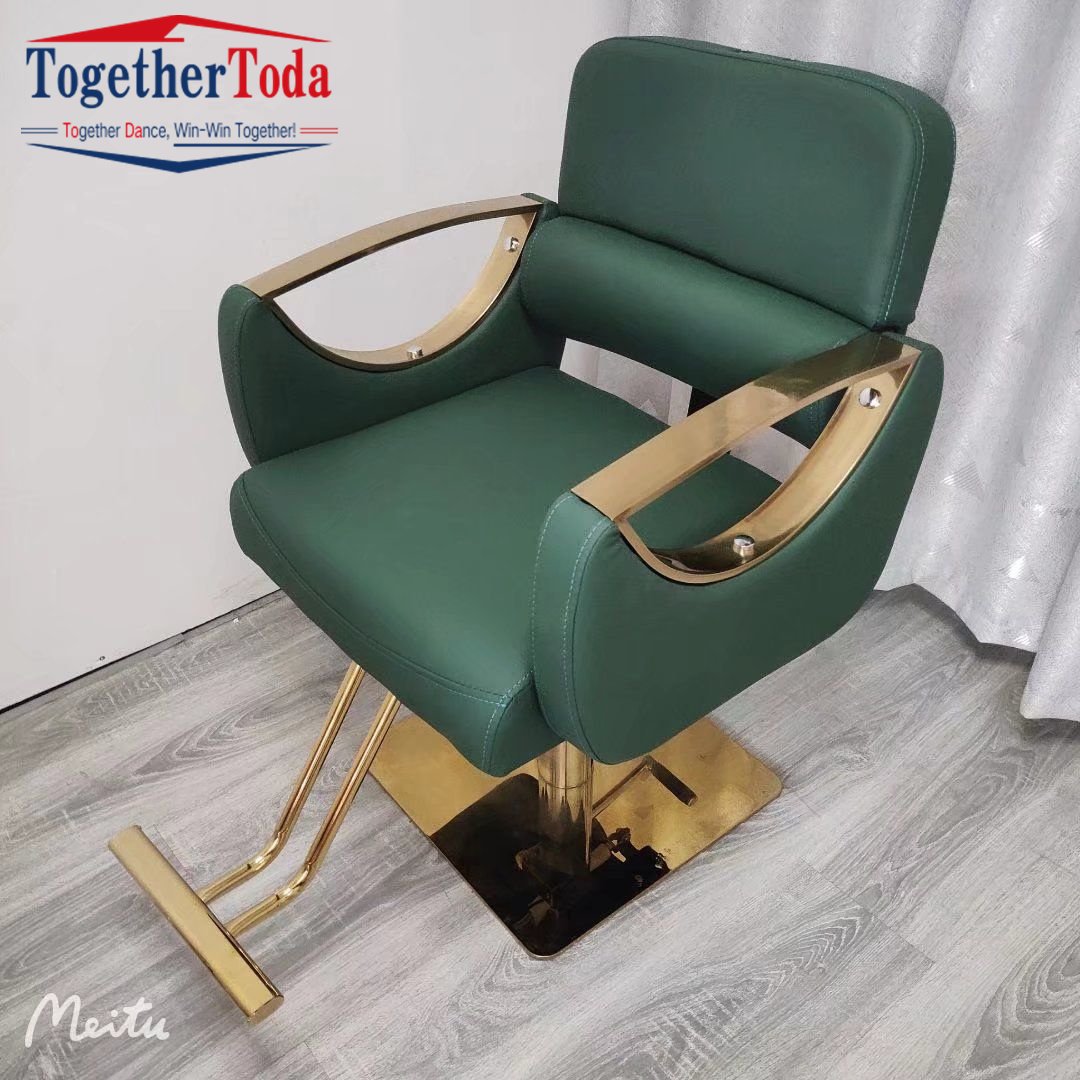 Modern Salon Furniture Comfortable Hairdressing Barber Chair Salon Professional Hair Cutting Reclining Ironing Lift Swivel Chair