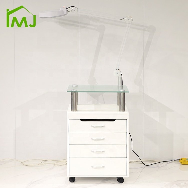 Salon Furniture multifunctional locker storage tools Small side cabinet with light