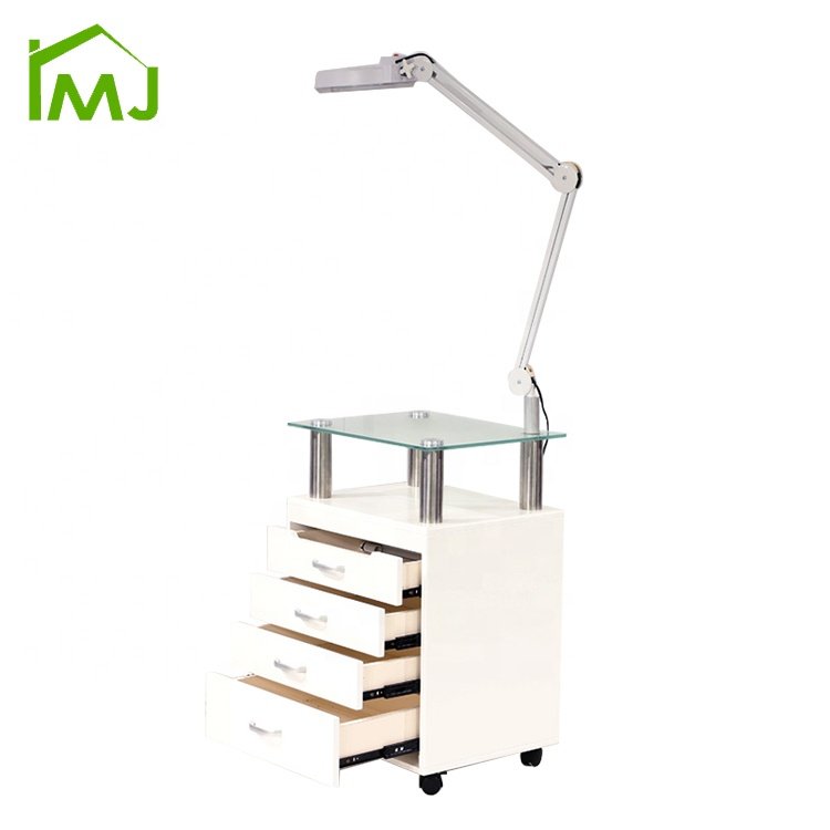 Salon Furniture multifunctional locker storage tools Small side cabinet with light