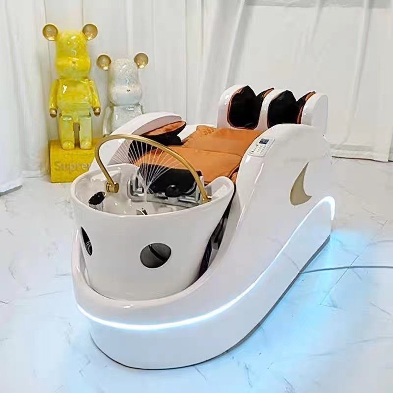 Factory Direct Price Headspa Shampoo With Foot Tub Salon Facial Electric Beauty Bed/head therapy shampoo bed