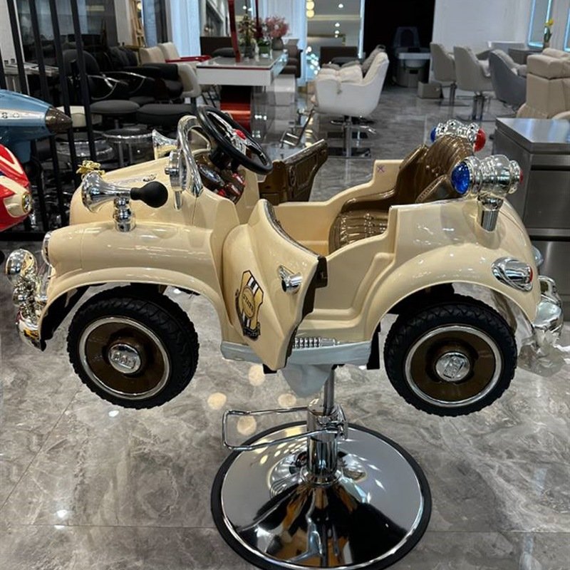 Beauty Hair Salon Barbershop kid cutting chair children car hairdressing chair Toy Cars Children Barber Chair for child