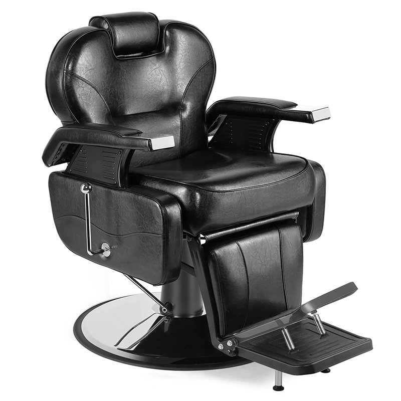 Cadeira De Barbeiro Silla De Peluquero Black Men's Salon Equipment Salon Barber Chairs