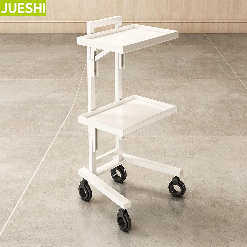 JUESHI Popular Acrylic Trolley Beauty Salon Equipment Cabinet With Tools For Barber Hairdresser Beauty Salon Tools Cart Factory