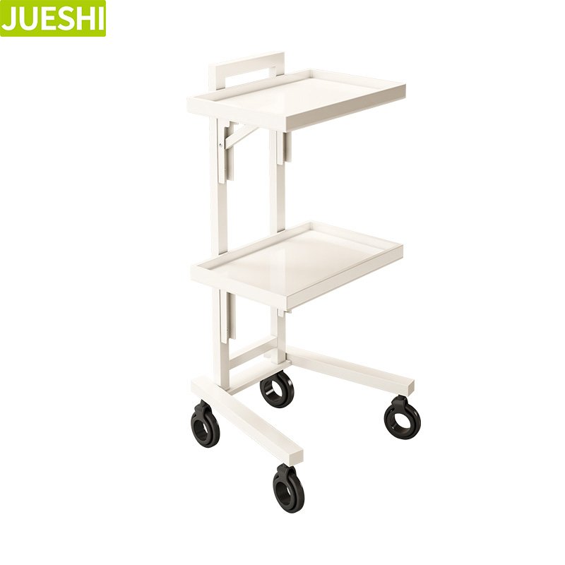 JUESHI Popular Acrylic Trolley Beauty Salon Equipment Cabinet With Tools For Barber Hairdresser Beauty Salon Tools Cart Factory