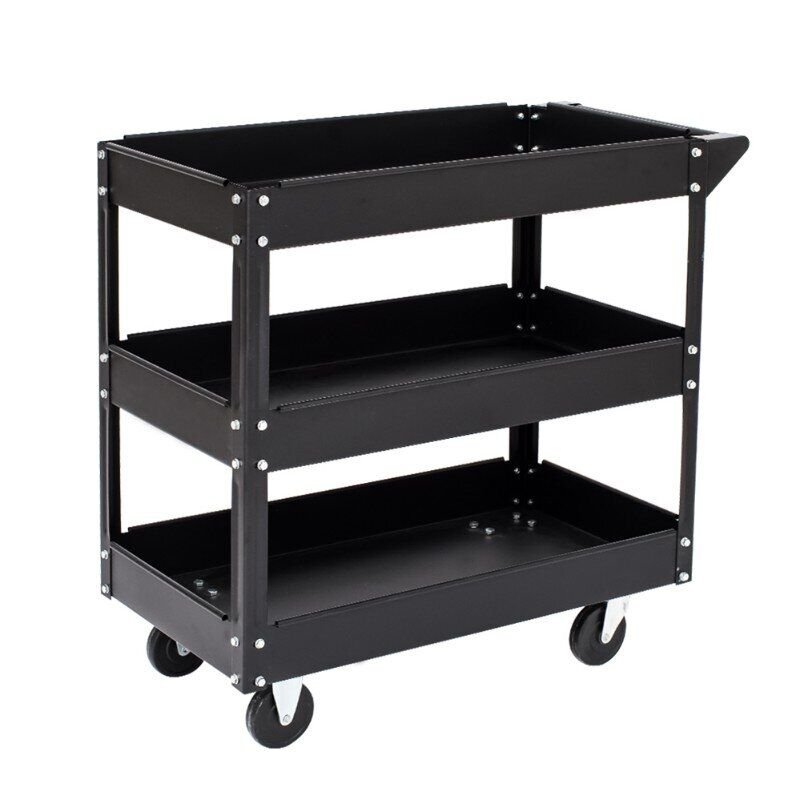 SC1350 3 layer dental tool storage cart trolley make-up tools salon tool cart