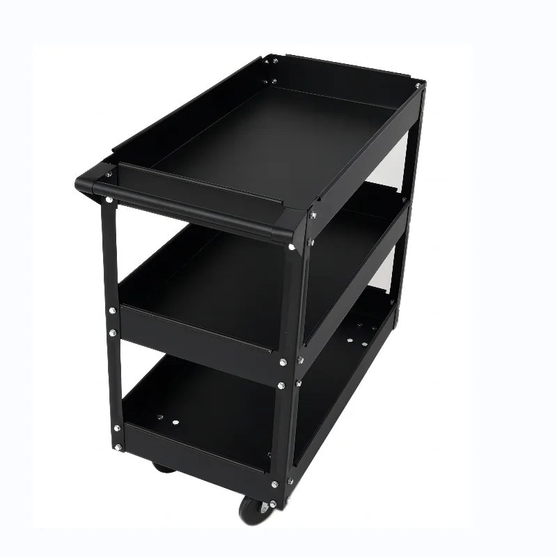SC1350 3 layer dental tool storage cart trolley make-up tools salon tool cart