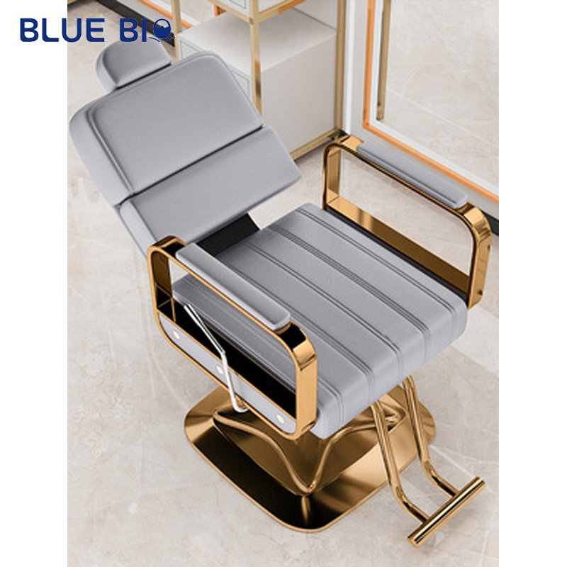 Head Massage Hair Cutting 360 Rotating Reclining Barber Waiting Chairs Barber Shop Salon Chair