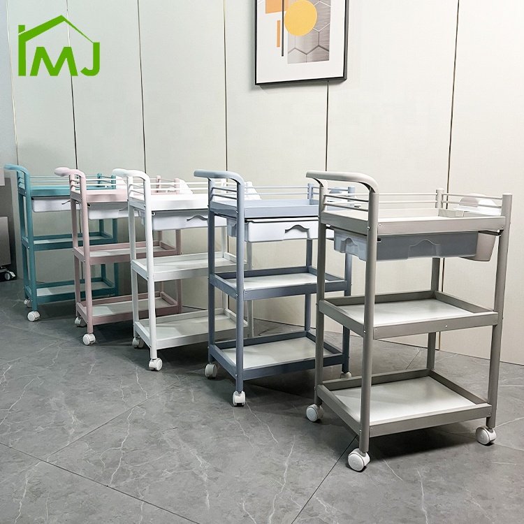 Beauty Salon storage tools Multifunction Manicure Cart Hairdresser Trolley