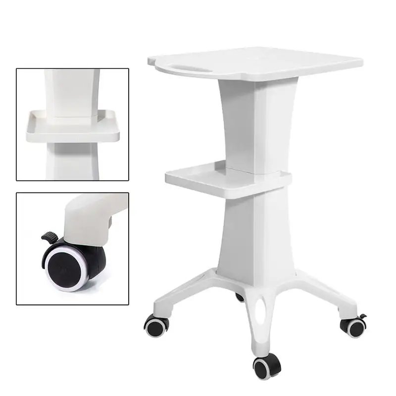 Beauty Instrument Tray Rolling Cart Trolley Spa Beauty Trolley With Wheels