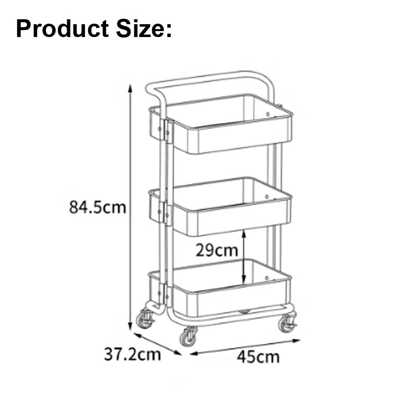 Modern Design Hair Salon Trolley Fashionable Plastic and Wood with Aluminium for Barber Shop Workshop Supermarket Use