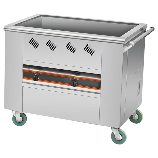 High efficiency and practical disinfection trolley for hospital hot towel warmer carts