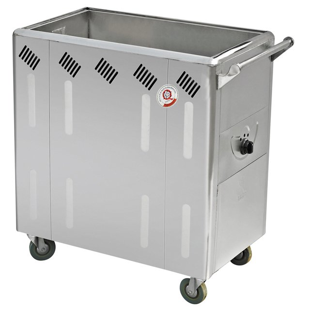 High efficiency and practical disinfection trolley for hospital hot towel warmer carts